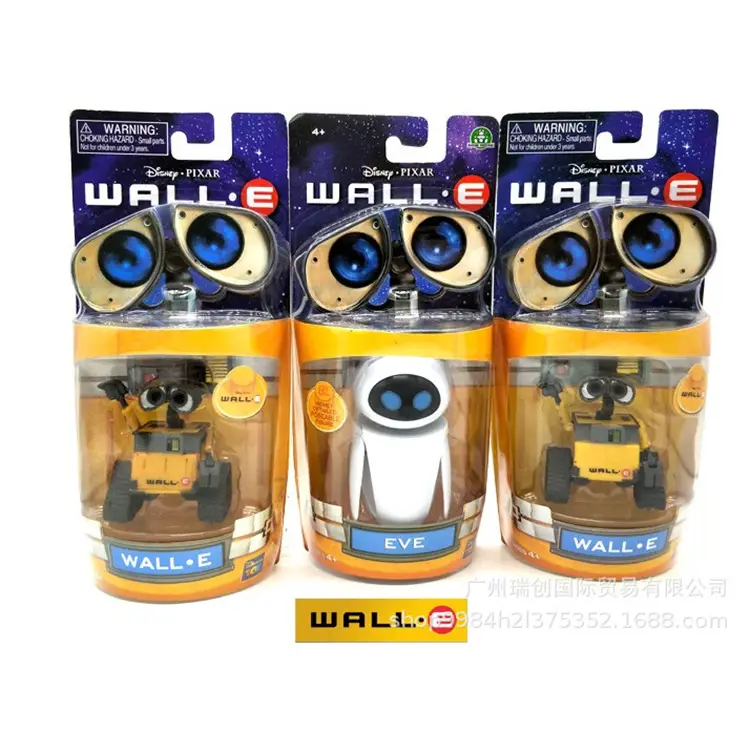 Robot Story WALL-E Wally eva Little eva Desk Car Toy Hand-made Puppet Model Ornaments