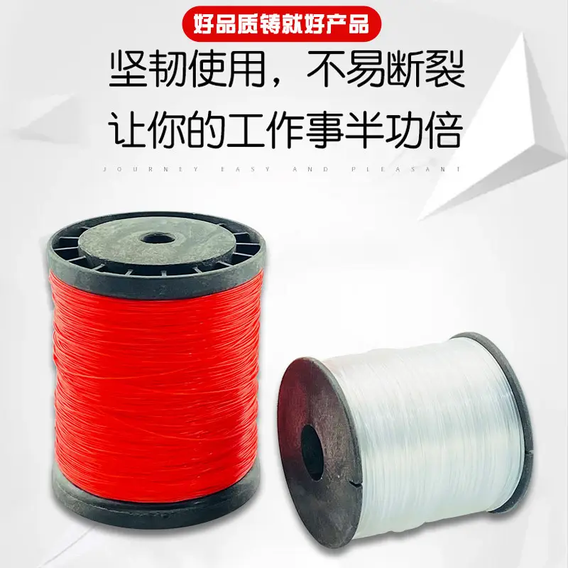 Source Factory Construction Fishing Line Nylon Line Transparent Polyethylene Fishing Line Engineering Construction Line Masonry Line