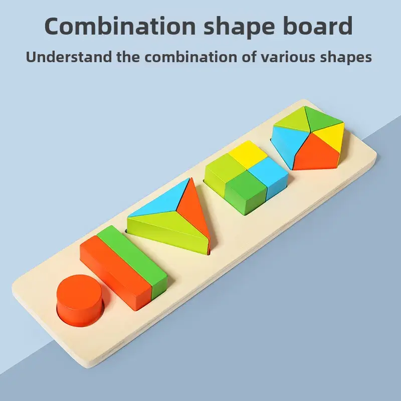 Wooden Column Puzzle for Kids Early Learning Teaching Toy