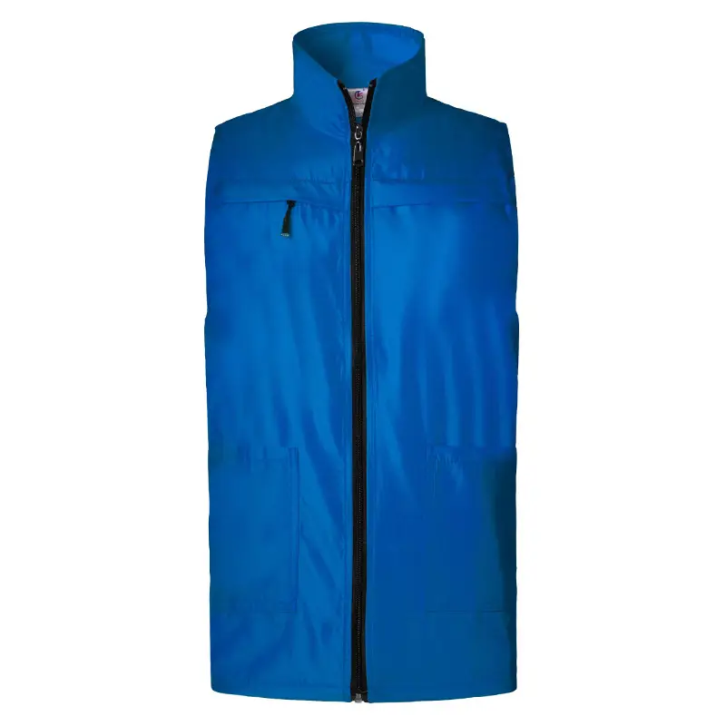 Men Full Zip Waistcoat Vest Red 2021
