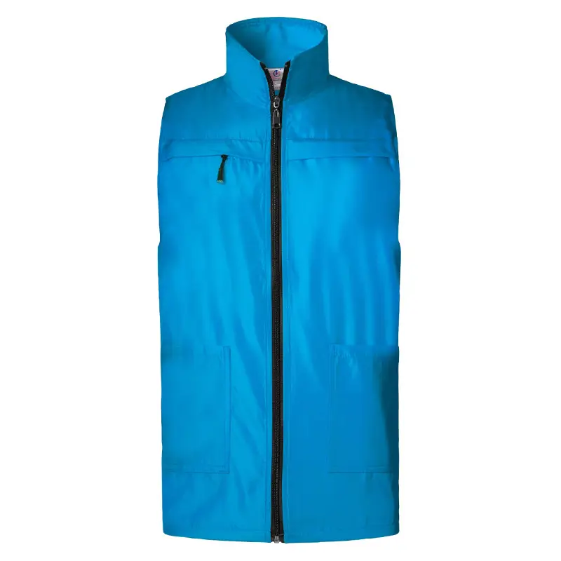 Men Full Zip Waistcoat Vest Red 2021