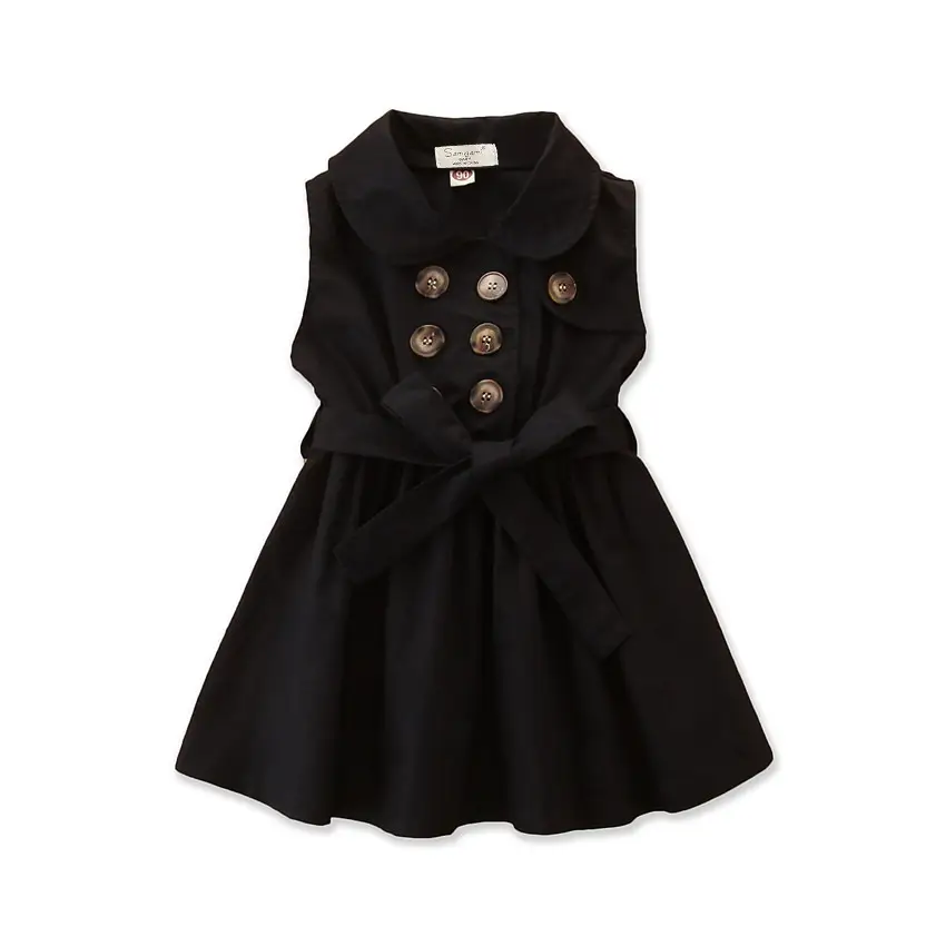 Girls Cross-Border Dress Cream Sleeveless Skirt Summer