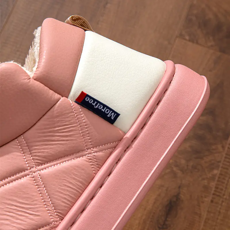 Cross-Border 2025 Cotton Slippers Men's Large Size Winter Home Indoor Non-Slip Thick-Soled Warm Slippers All Men's Cross-Border Dropshipping — feature 22