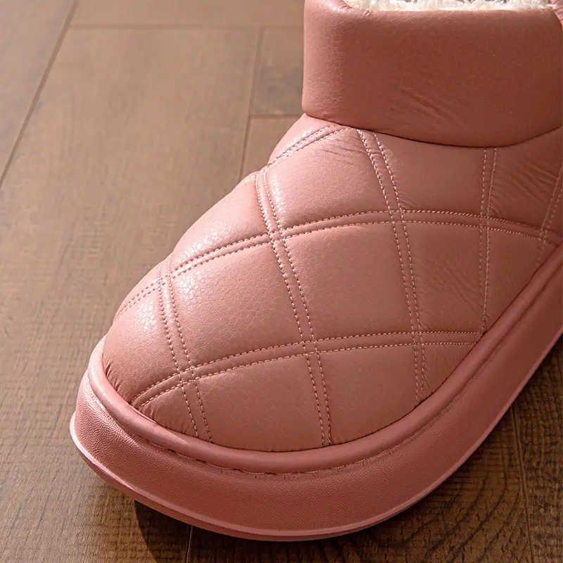 Cross-Border 2025 Cotton Slippers Men's Large Size Winter Home Indoor Non-Slip Thick-Soled Warm Slippers All Men's Cross-Border Dropshipping — feature 23