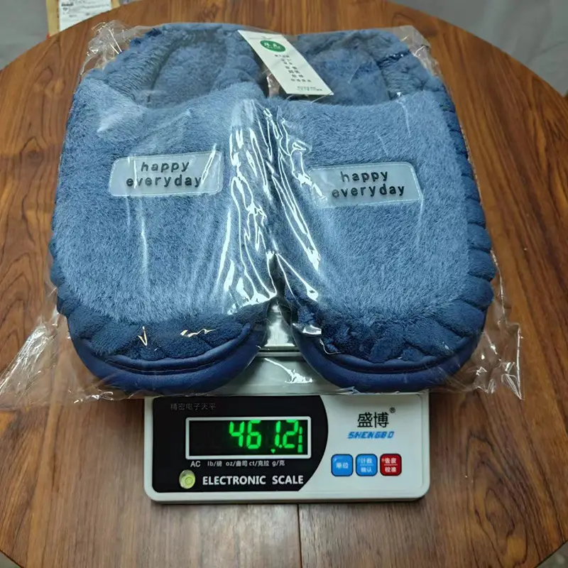 Cross-Border 2025 Cotton Slippers Men's Large Size Winter Home Indoor Non-Slip Thick-Soled Warm Slippers All Men's Cross-Border Dropshipping — feature 3
