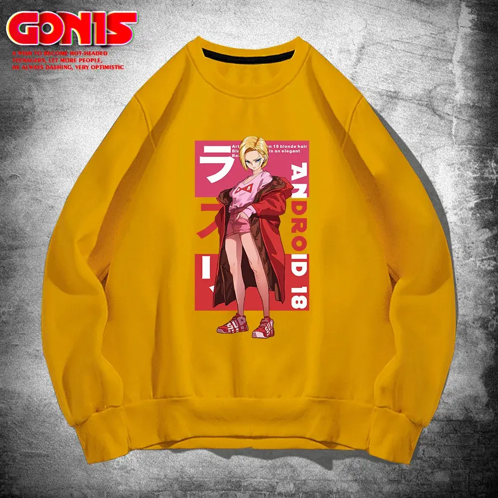 Red Dragon Ball Anime Sweater for Men Women - Image 3