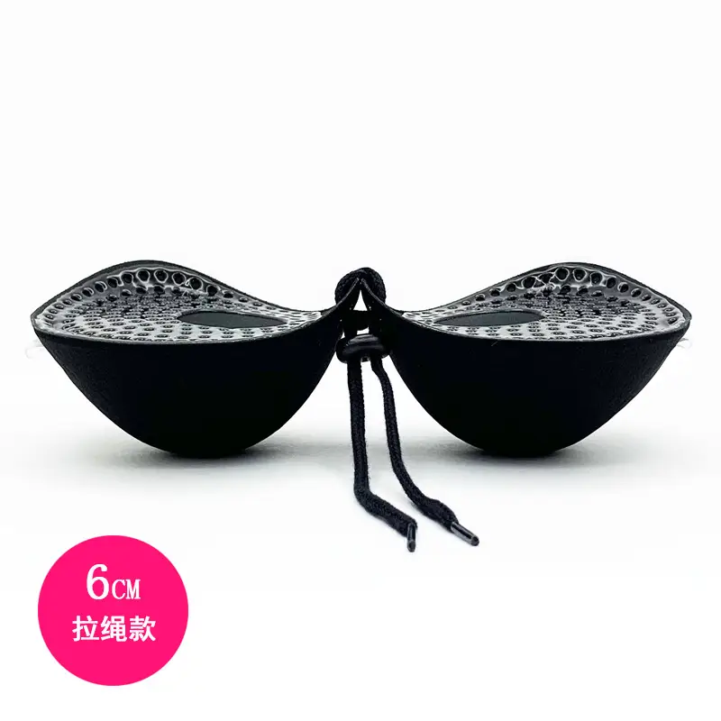 6CM drawstring black