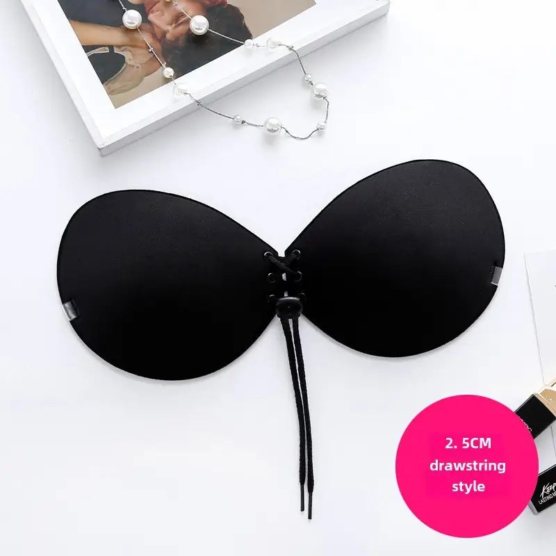 Production and sales of small chest thickened chest patch 5CM thick invisible bra flat chest large silicone chest patch bridal wedding dress breast patch