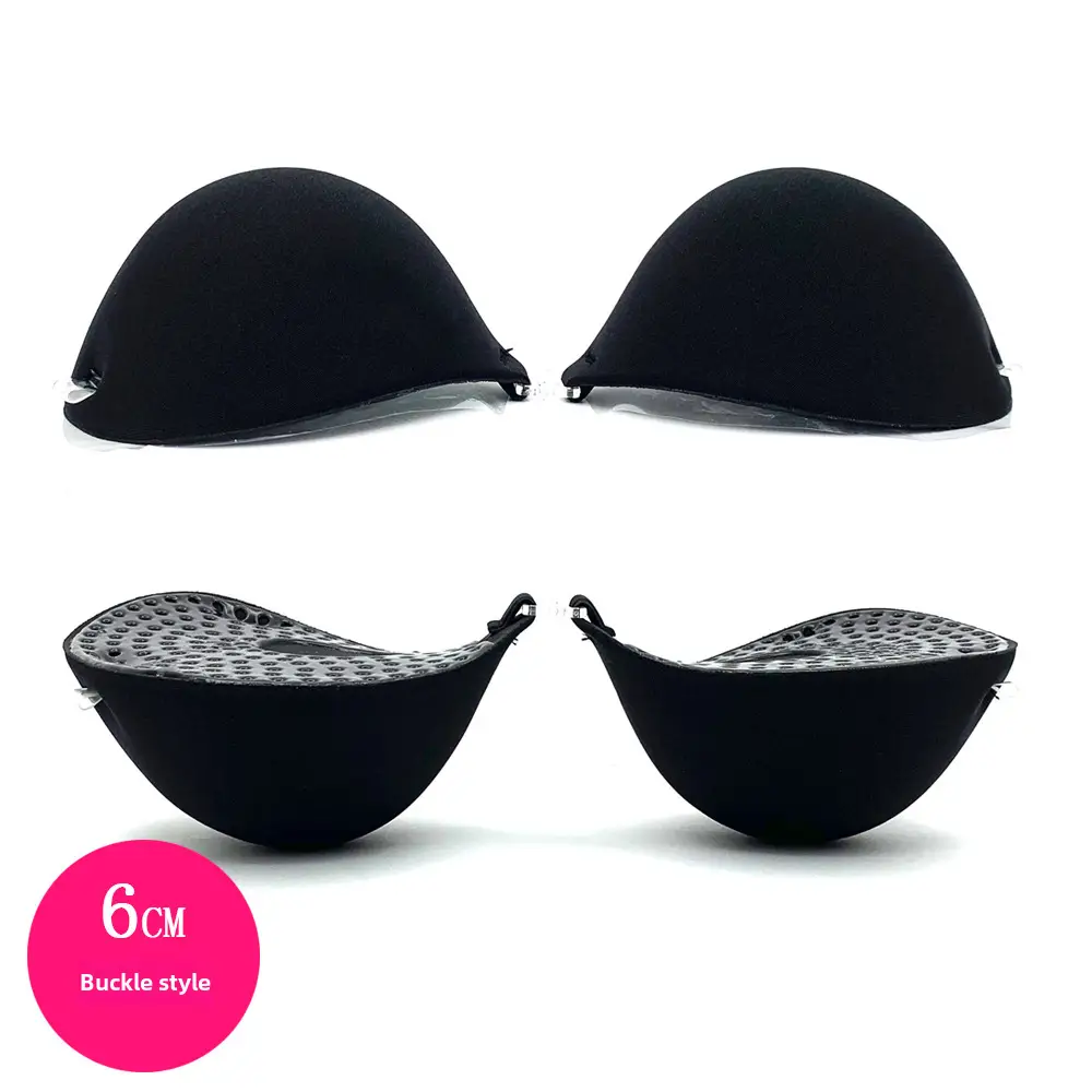 Production and sales of small chest thickened chest patch 5CM thick invisible bra flat chest large silicone chest patch bridal wedding dress breast patch