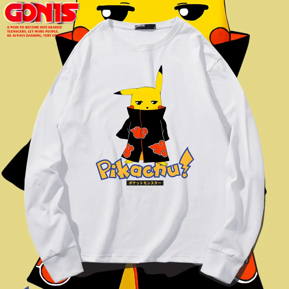 Naruto Pikaaru Long Sleeve T-Shirt Blue