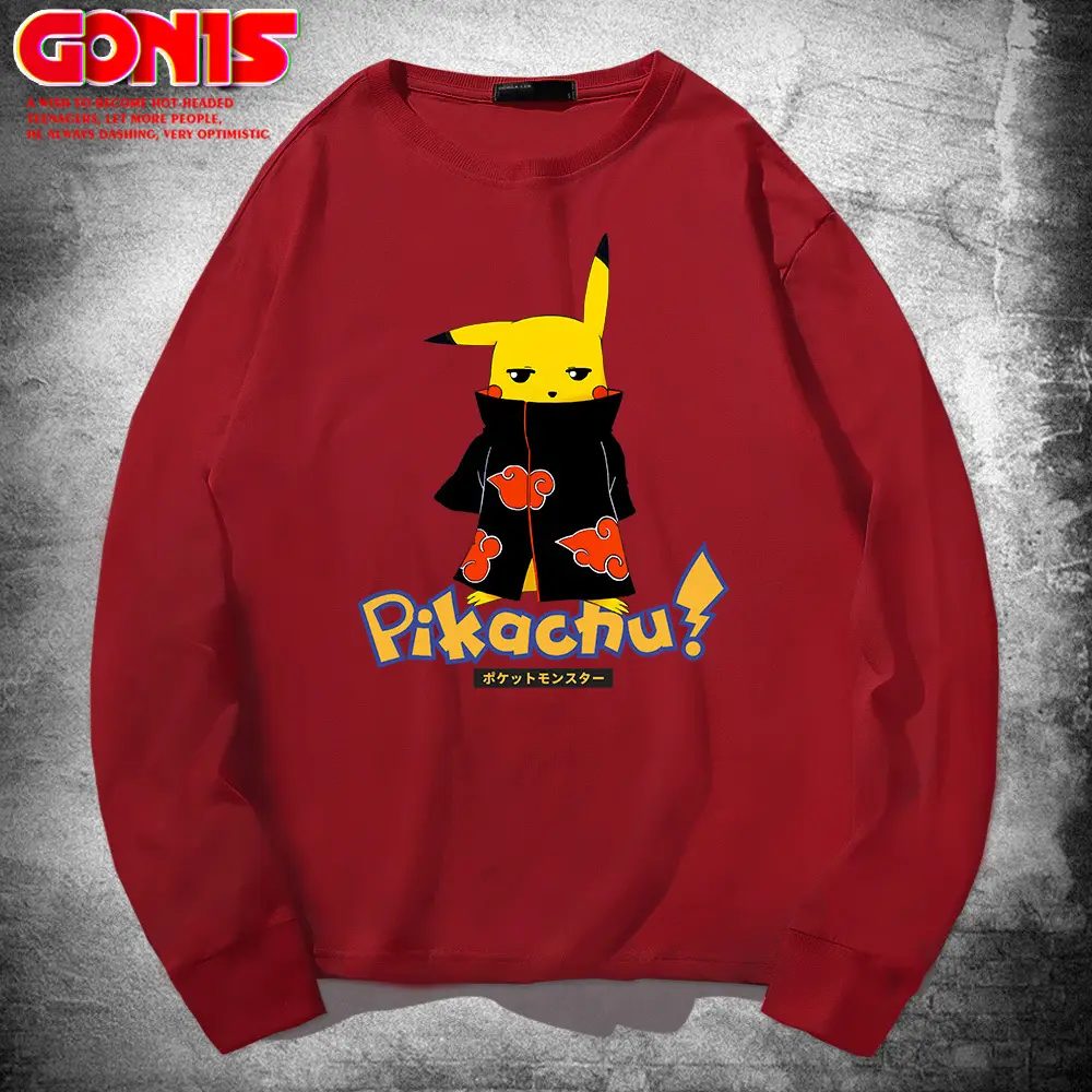 Naruto Pikaaru Long Sleeve T-Shirt Blue
