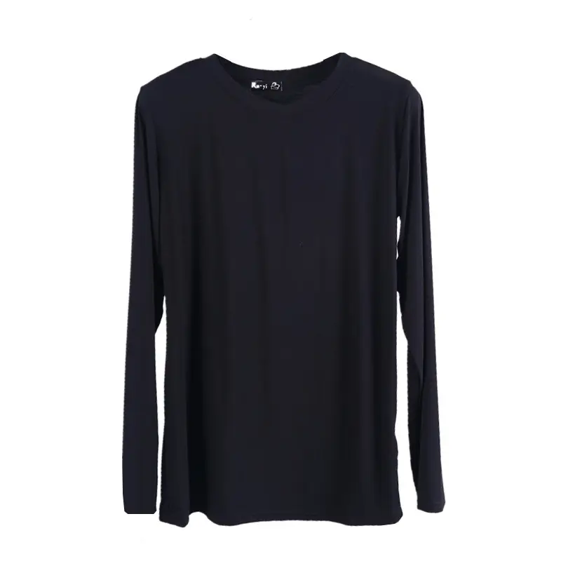 Women's Slim Fit Long Sleeve Shirt Navy Blue - Image 22