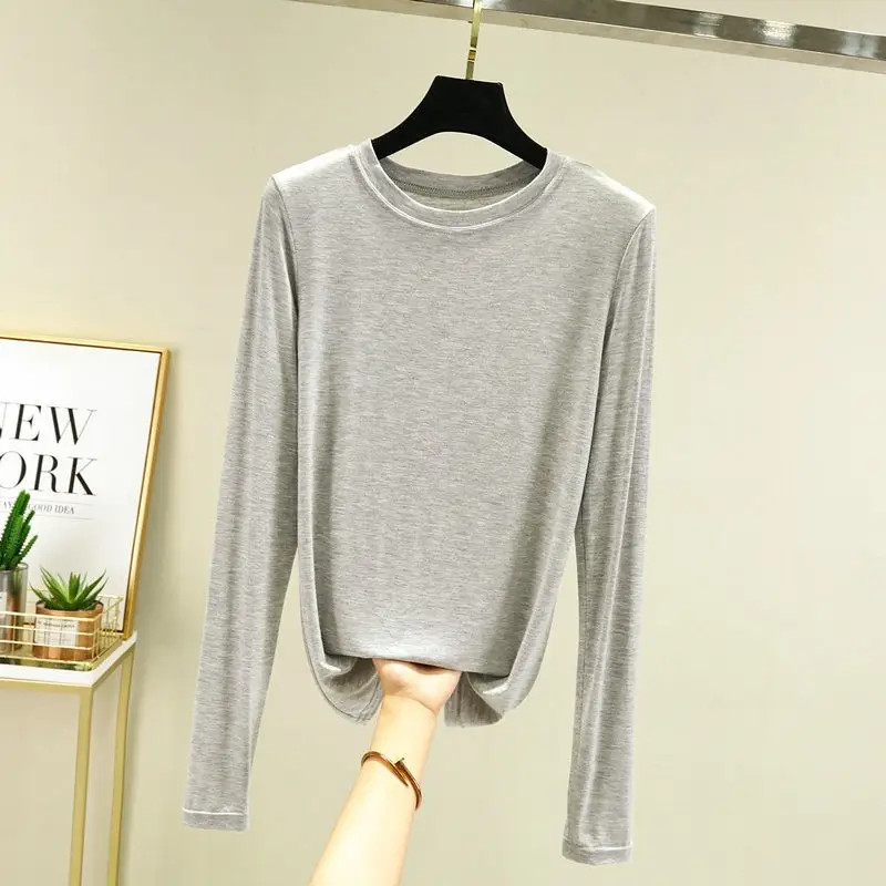 Women's Slim Fit Long Sleeve Shirt Navy Blue - Image 17