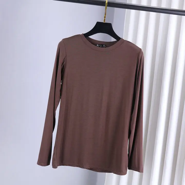 Women's Slim Fit Long Sleeve Shirt Navy Blue - Image 5