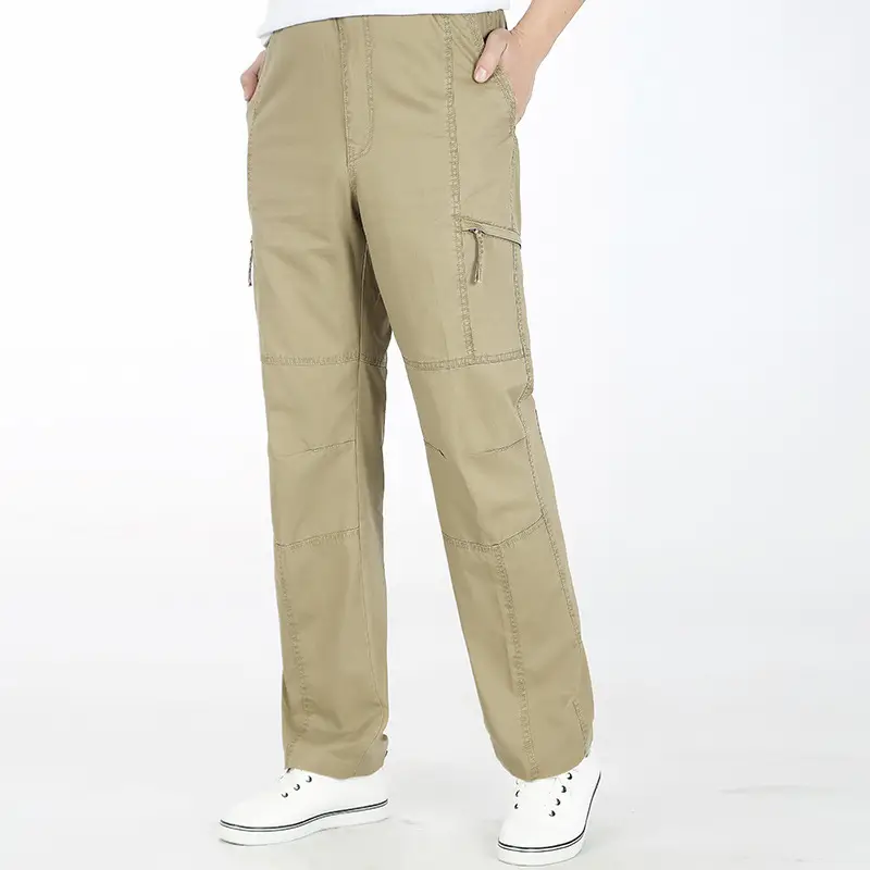 Men's Thin Korean Style Loose Multi-Pocket Pants - Image 3