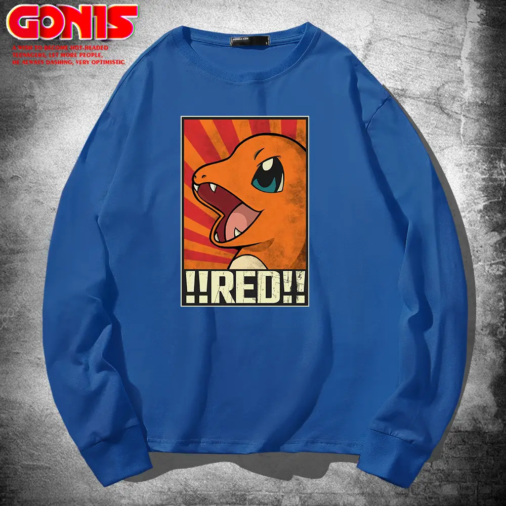 Blue Fire Dragon Sweatshirt for Kids - Image 5