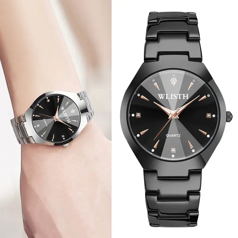 Korean Fashion Women Men Quartz Watch Stainless Steel - Image 7