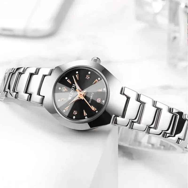 Korean Fashion Women Men Quartz Watch Stainless Steel - Image 9