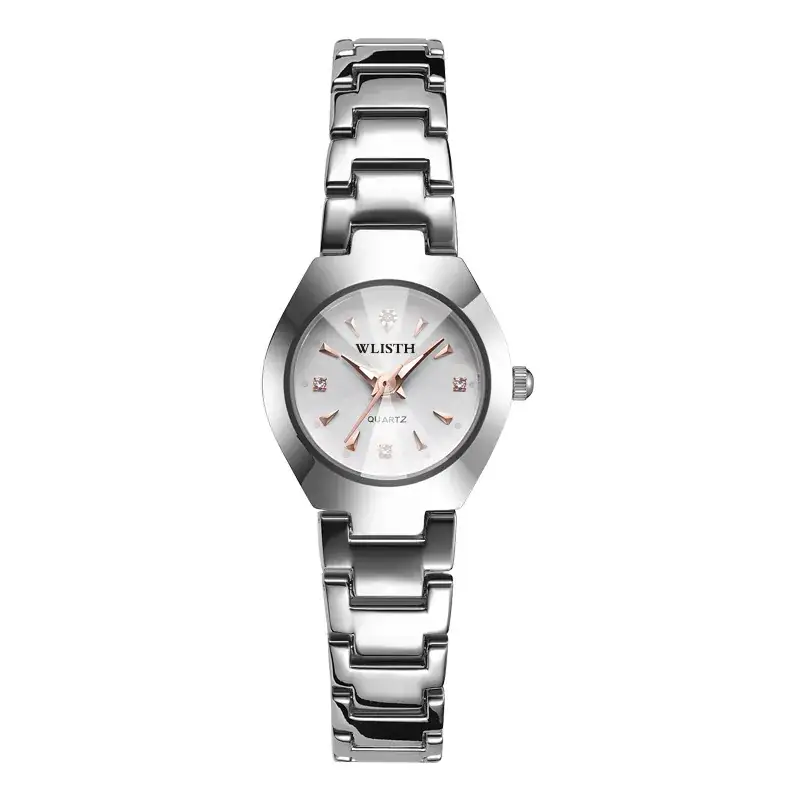 Korean Fashion Women Men Quartz Watch Stainless Steel - Image 4