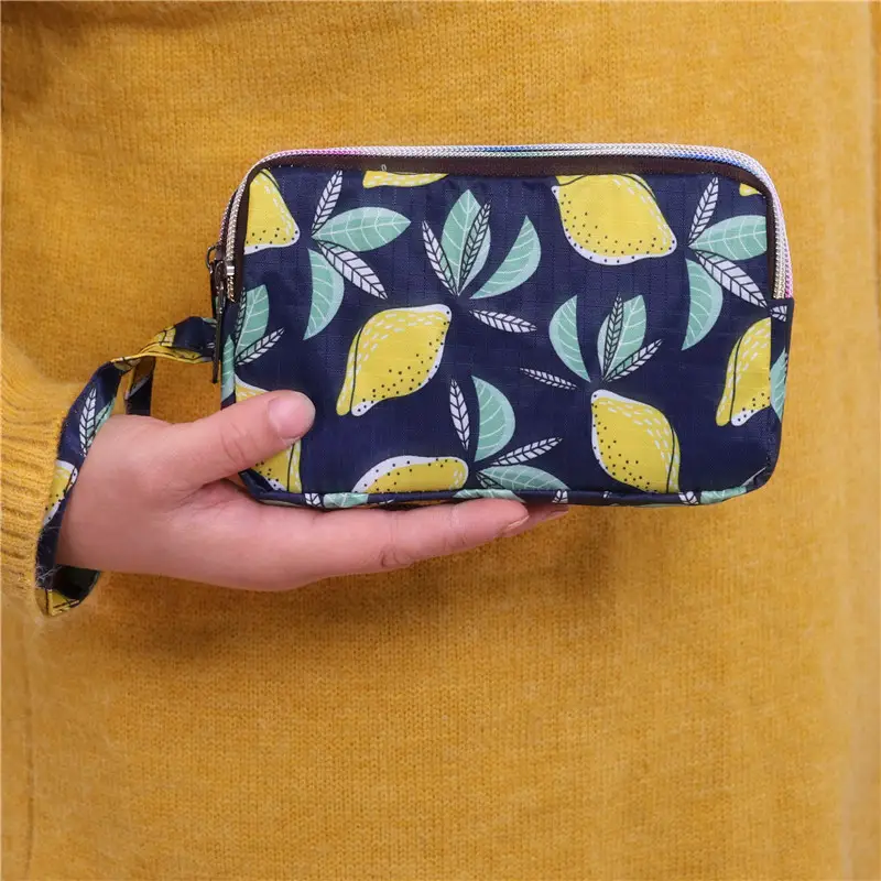Clutch Bag for Women 2025 New Korean Style Coin Purse Large Capacity Three-Layer Zipper Long Phone Bag Clutch Wallet Pouch