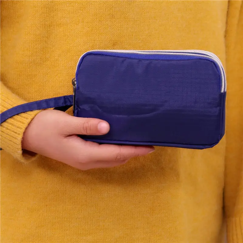 Clutch Bag for Women 2025 New Korean Style Coin Purse Large Capacity Three-Layer Zipper Long Phone Bag Clutch Wallet Pouch