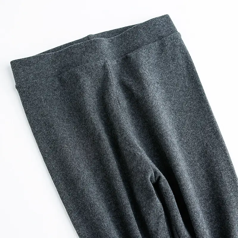 Women's Velvet Cropped Leggings Large Winter Outerwear - Image 2