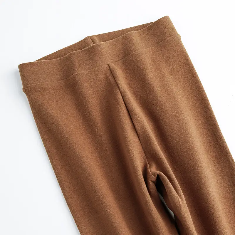 Women's Velvet Cropped Leggings Large Winter Outerwear - Image 4