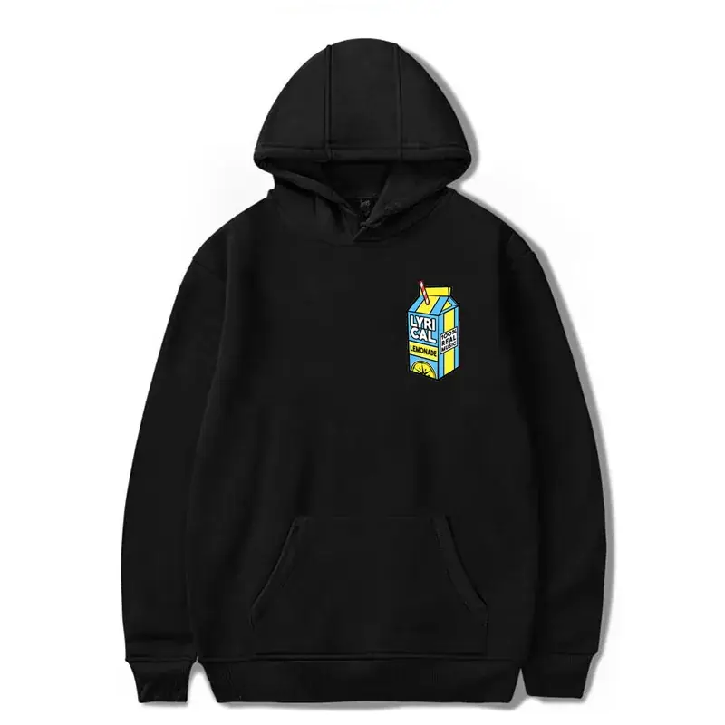 Red Hooded Sweatshirt with Lyrical Lemonade Print for Men Women - Image 12