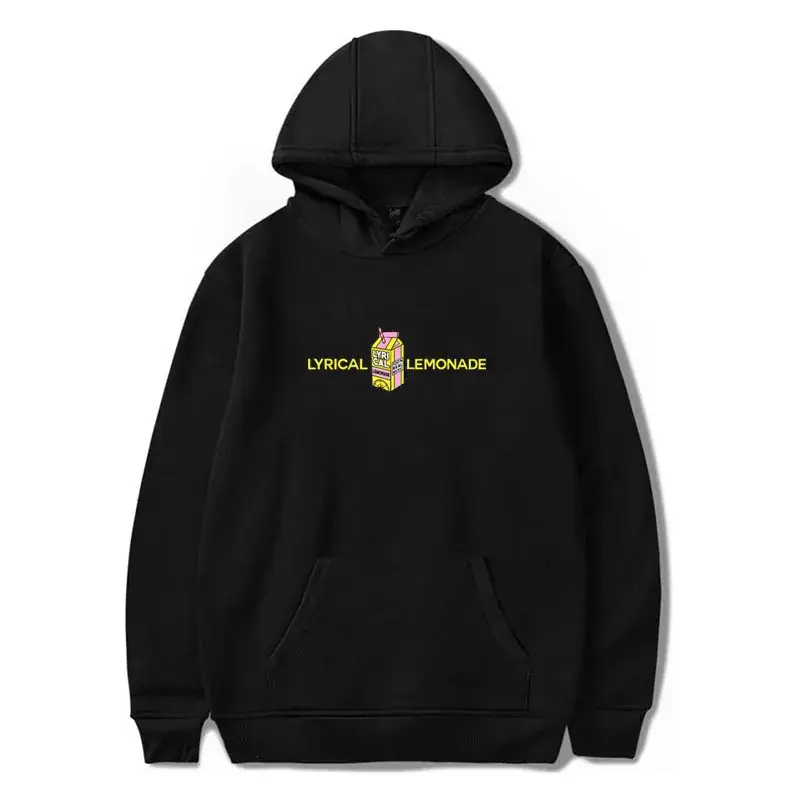 Red Hooded Sweatshirt with Lyrical Lemonade Print for Men Women - Image 17