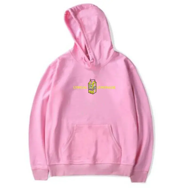 Red Hooded Sweatshirt with Lyrical Lemonade Print for Men Women - Image 18