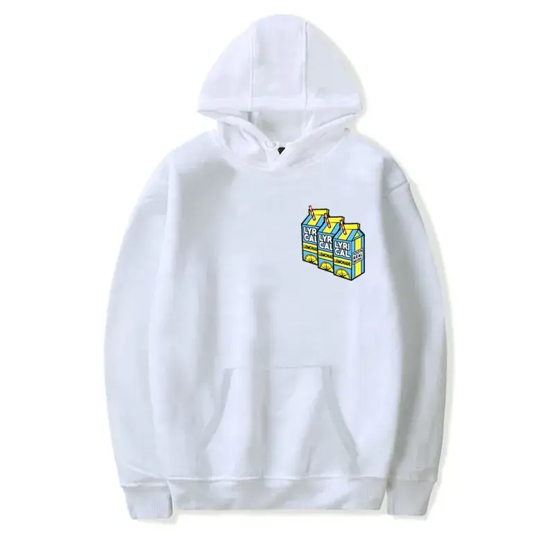 Red Hooded Sweatshirt with Lyrical Lemonade Print for Men Women - Image 7