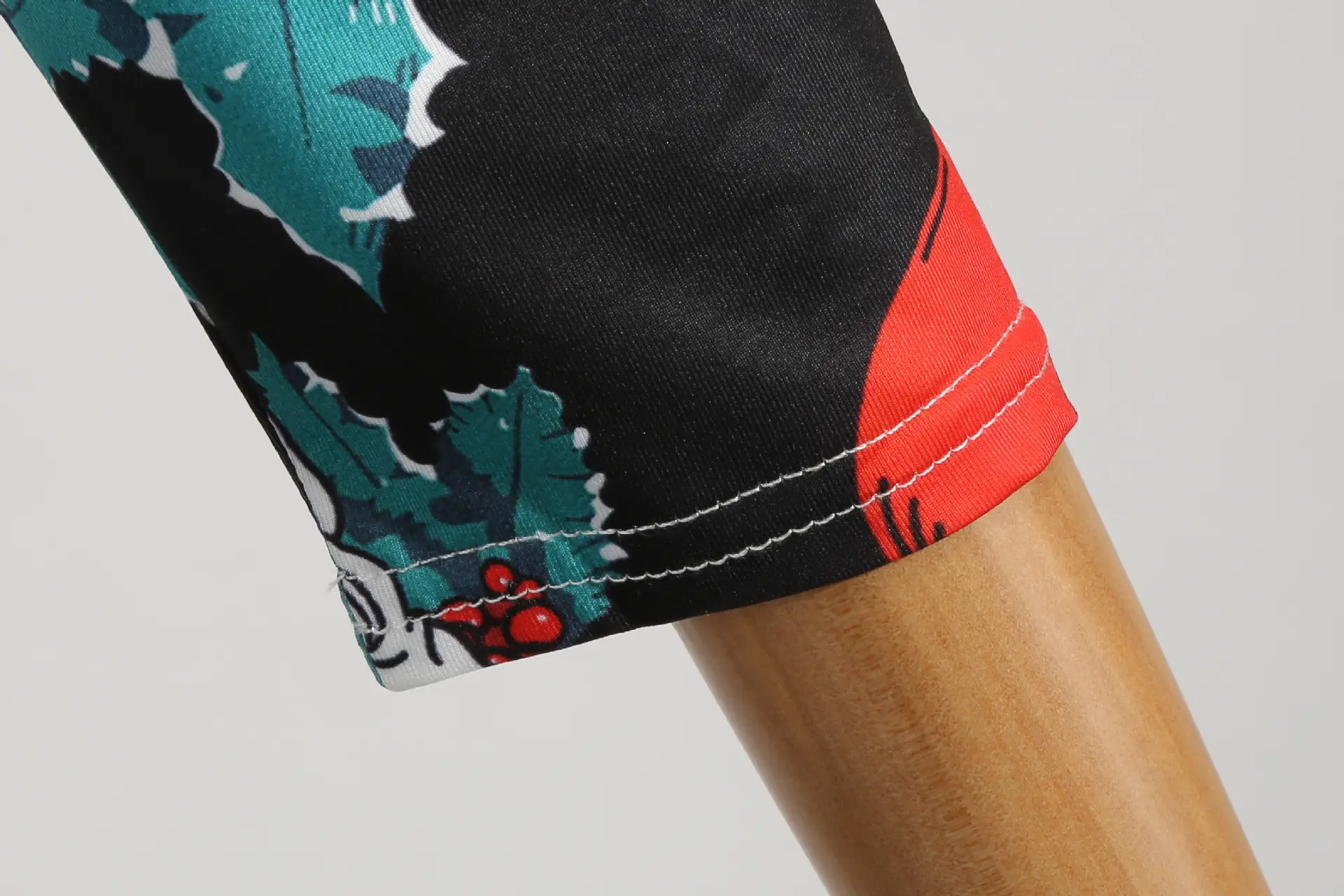 2019 Christmas Half Sleeve Vintage Printed A-Line Dress — feature 8