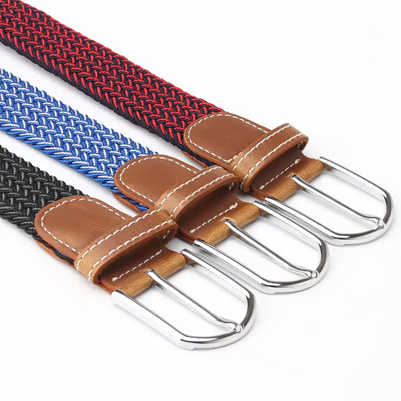 Women's Blue Braided Rope with Pin Buckle - Image 8