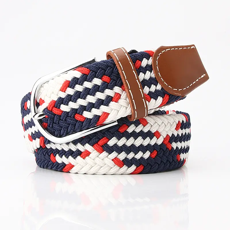 Women's Blue Braided Rope with Pin Buckle - Image 9