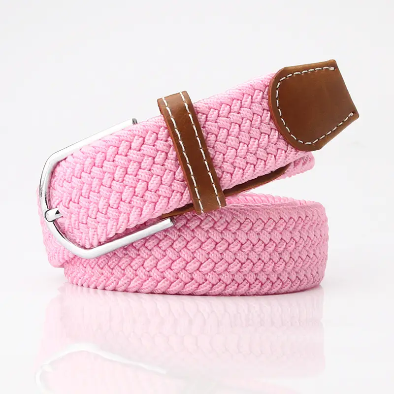 Women's Blue Braided Rope with Pin Buckle - Image 3