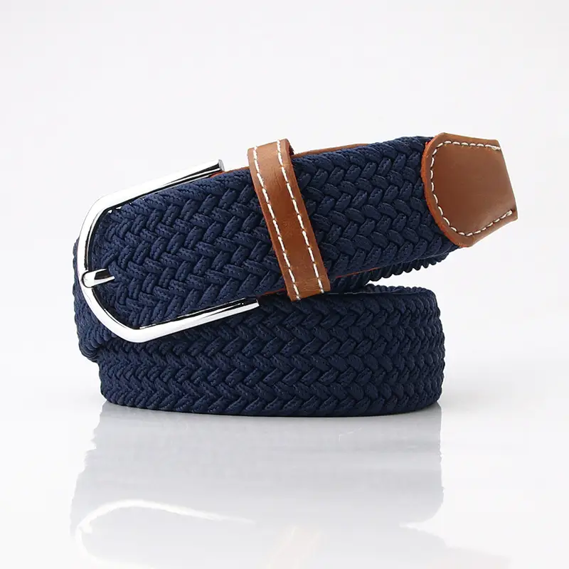 Women's Blue Braided Rope with Pin Buckle - Image 5