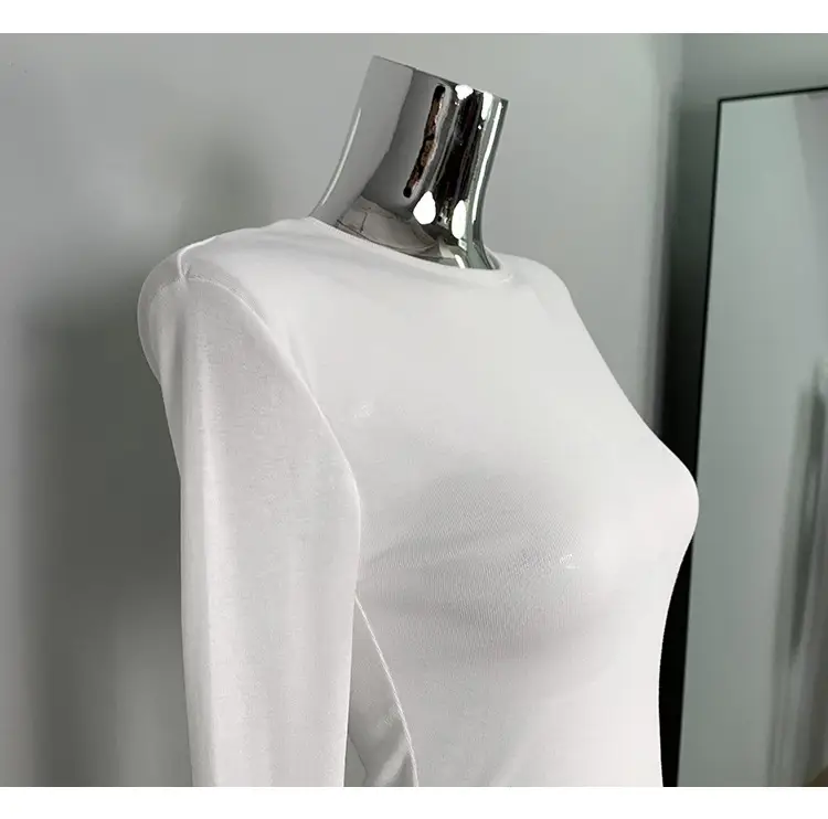 Korean Slim Fit T-Shirt Long Sleeve Round Neck — feature 42
