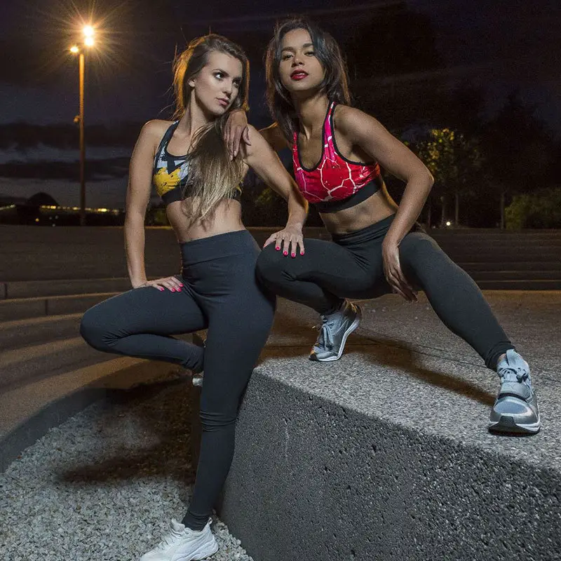 Women Tight High Waist Leggings Sports Yoga Pants Hip Lifting - Image 8