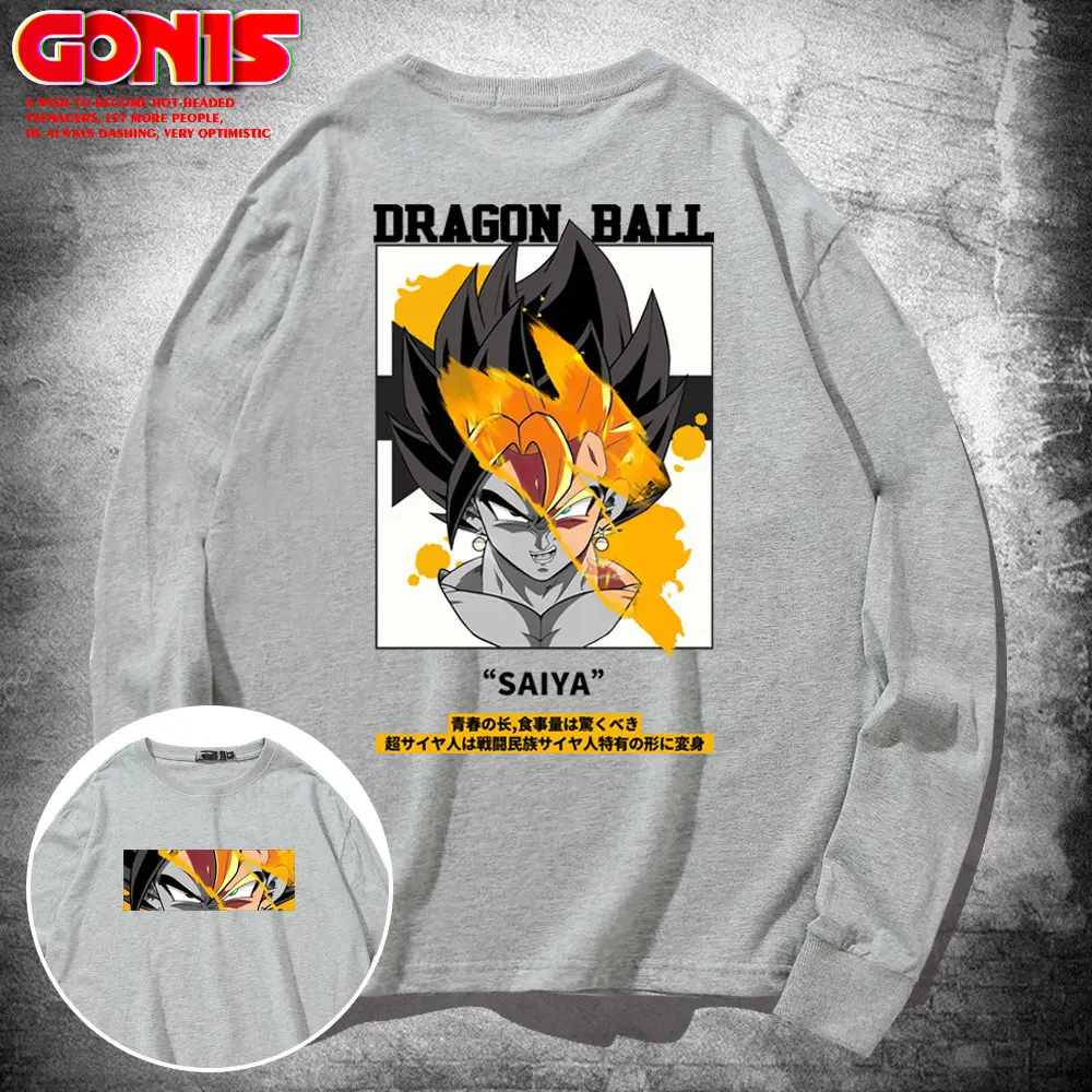 Men's Dragon Ball Graphic Sweatshirt Pink Pure Cotton - Image 7