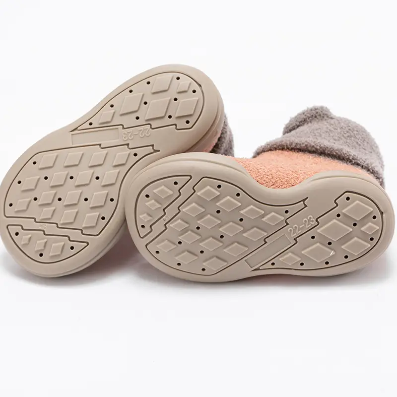 Cartoon Three-Dimensional Baby Socks Blue Soft Sole Mid-Tube