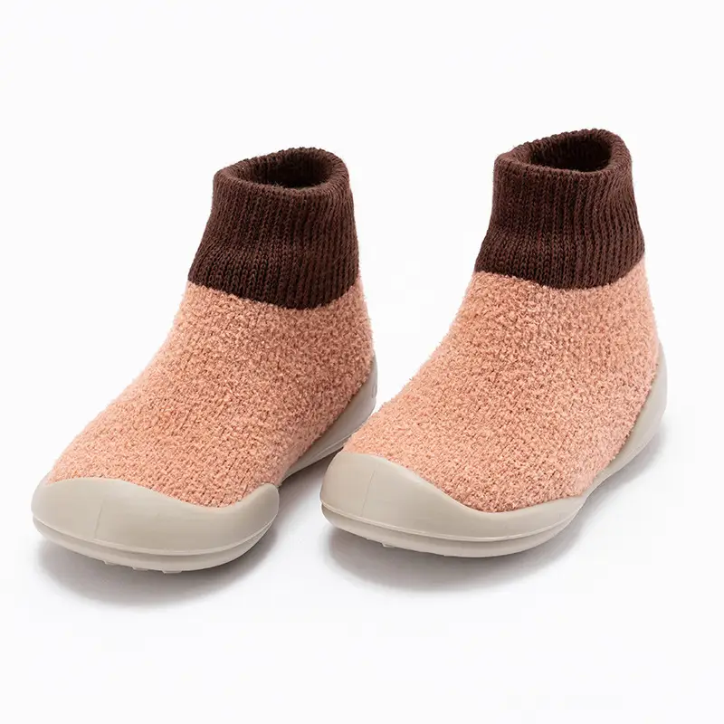 Cartoon Three-Dimensional Baby Socks Blue Soft Sole Mid-Tube