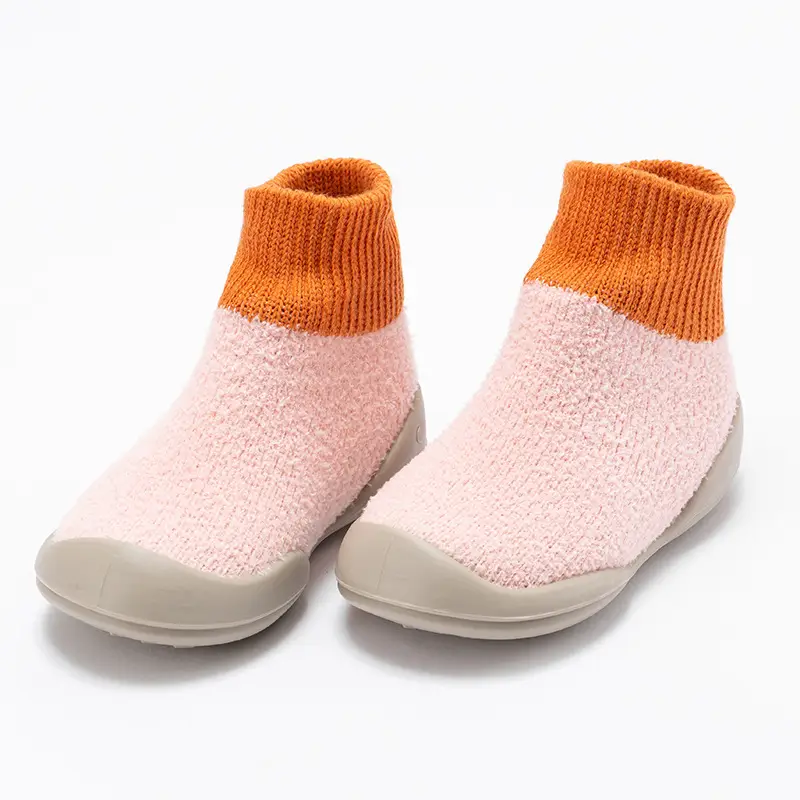 Cartoon Three-Dimensional Baby Socks Blue Soft Sole Mid-Tube