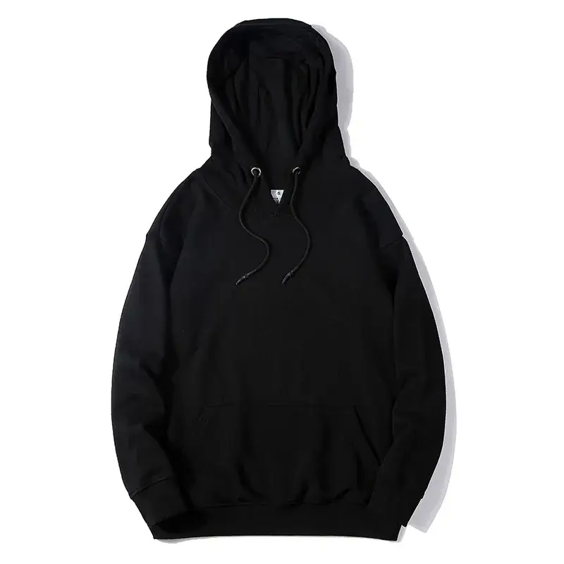 Men Hooded Sweatshirt Yellow 300g Oversized - Image 2