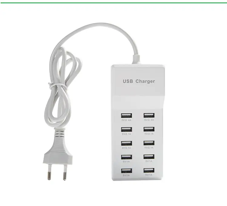 10-Port USB Charger 5V 10A Fast Charging — feature 10