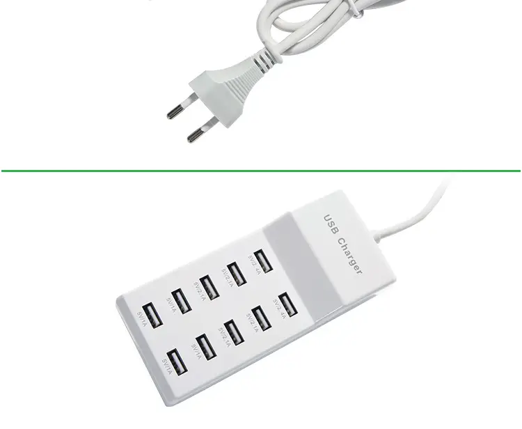 10-Port USB Charger 5V 10A Fast Charging — feature 13
