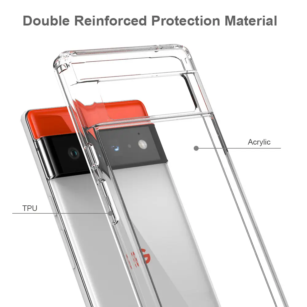 Google Pixel 10 9A 8A 7A 6A Pro 5A XL Transparent Mobile Case — feature 8