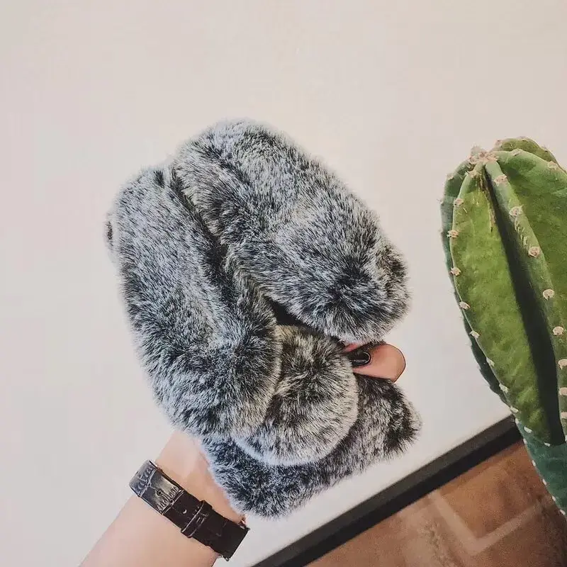Plush Rabbit Ears Phone Case for iPhone 15 — feature 16