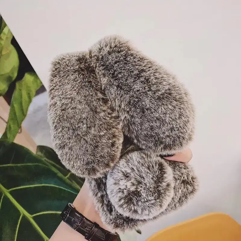 Plush Rabbit Ears Phone Case for iPhone 15 — feature 21