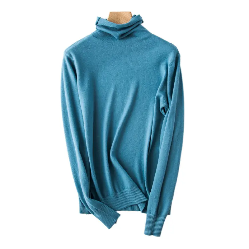 Women's 25W Turtleneck Knitwear Olive Green - Image 19