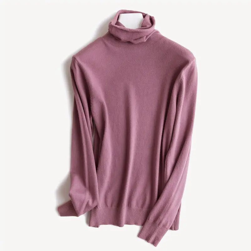 Women's 25W Turtleneck Knitwear Olive Green - Image 10